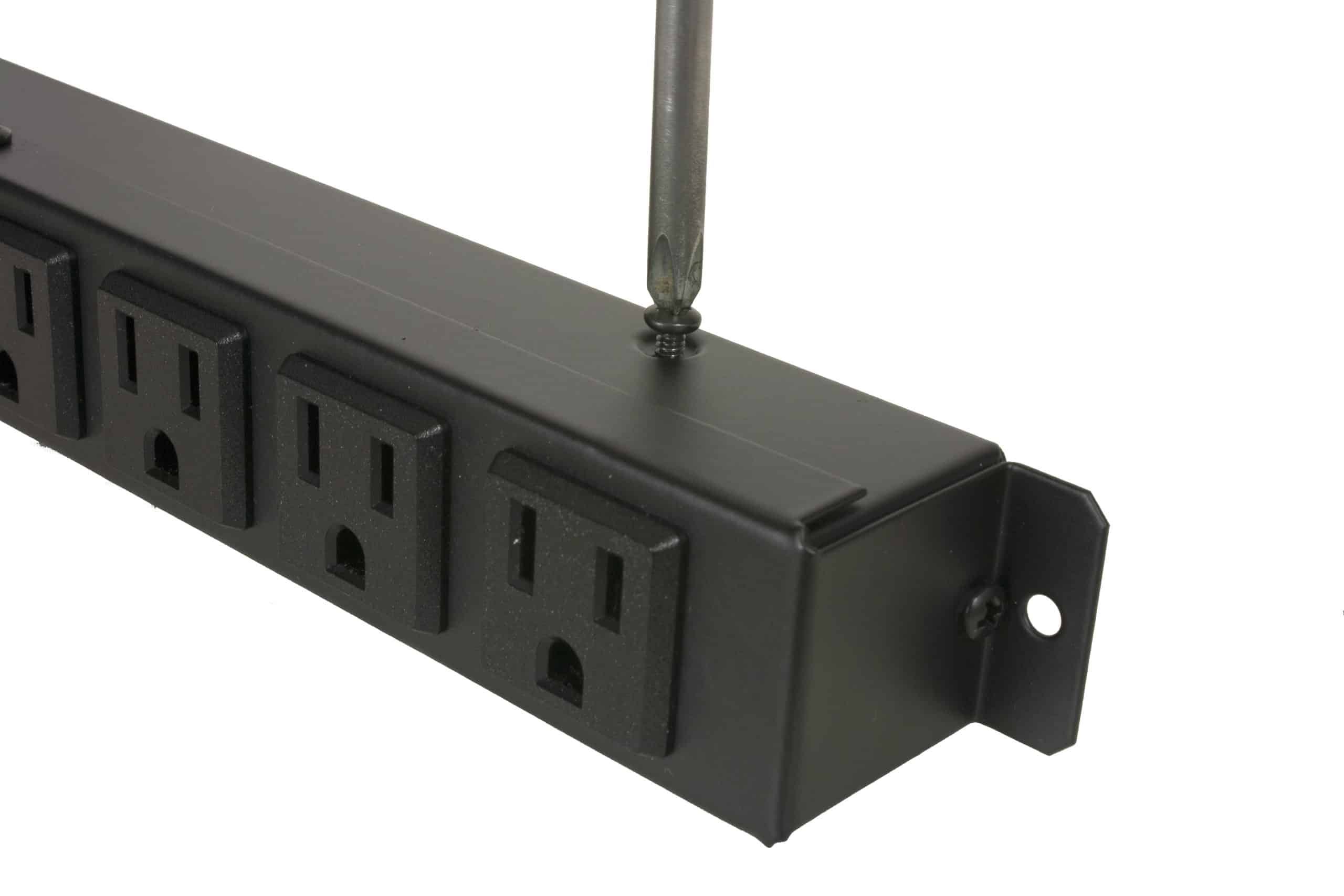 Lowell ACS-1510-RPC Power Strip, 15A, Remote Control, 5 Duplex Outlets, 4  Switched
