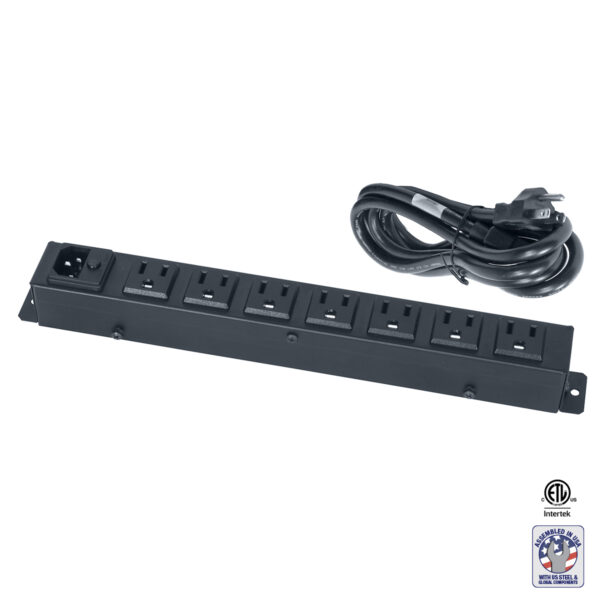 15A, 7 outlets, AC power strip