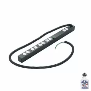 20A, 10 outlets, hardwired AC power strip with remote power control