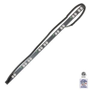 20A, 18 outlets, 5 circuit hardwired power strip with remote power controls
