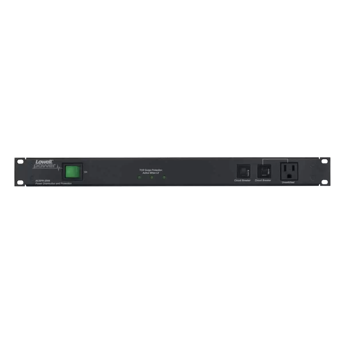 Rackmount power panel, 15A/20A outlets, ASP