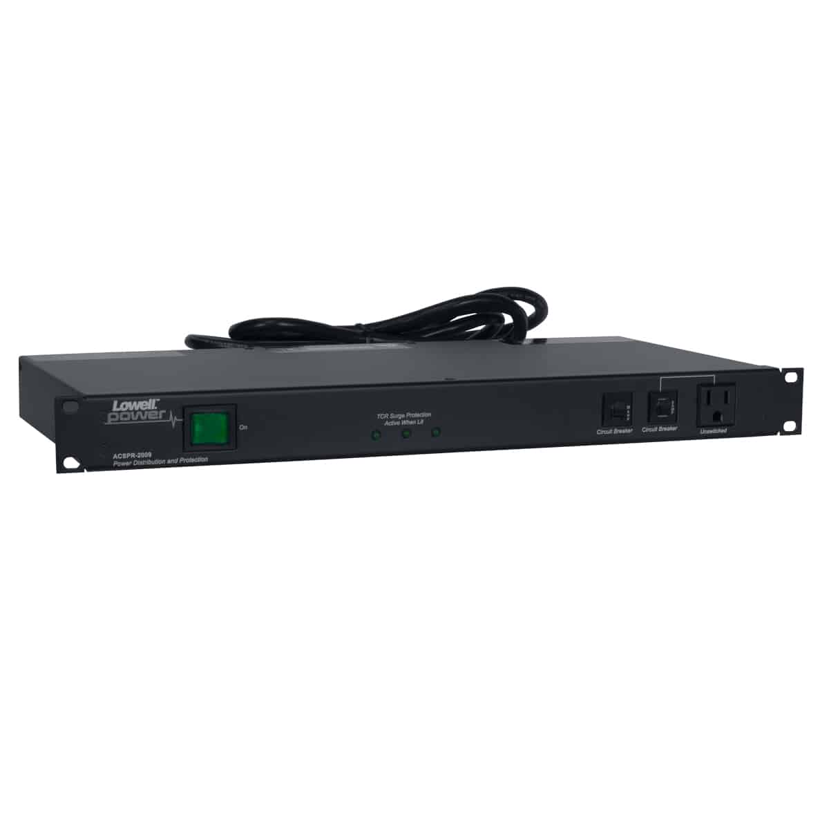 Rackmount power panel, 15A/20A outlets, ASP