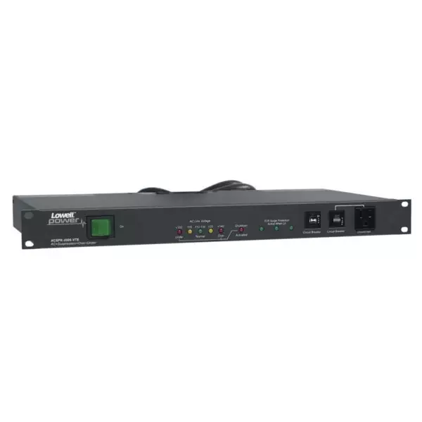 Rackmount power panel, 15A/20A outlets, ASP, VTE