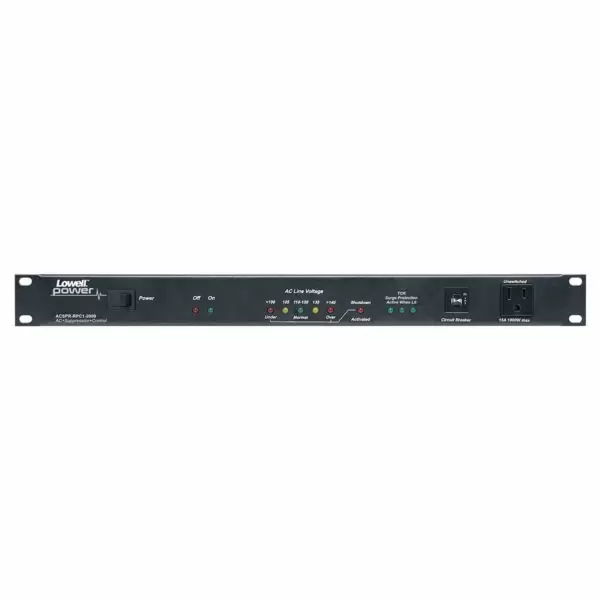 Rackmount power panel with Remote Terminal - Lowell Mfg.