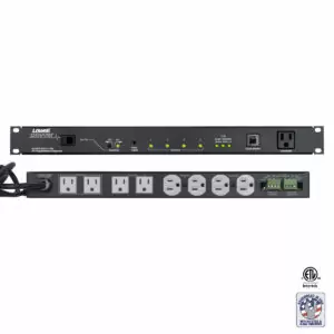 Rack Panel with power and surge protection