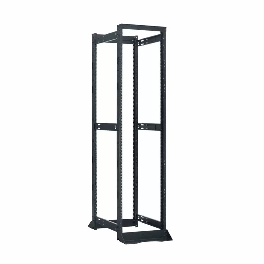 NR4PA series, four post network rack, adjustable depth