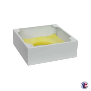 surface-mount speaker enclosure for indoor/outdoor installations