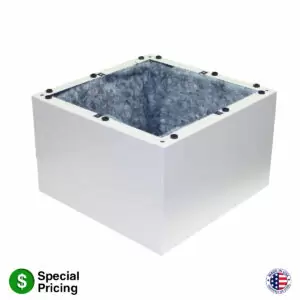 steel enclosure for 8 inch speaker, surface mount, CB88