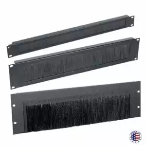 Cable brush panels
