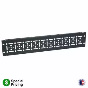 slotted cable management panel