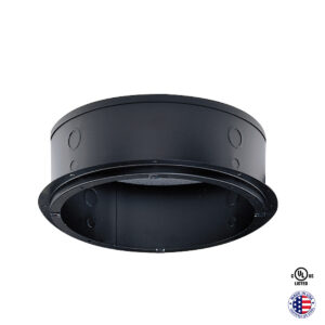 backcan for 8" driver features flange