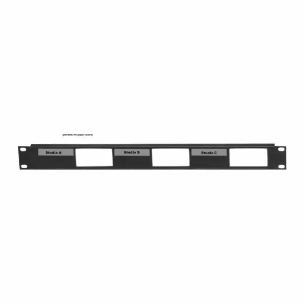 Decora Device Rack Panel Rack Panel for 3 Decorator Devices, Horizontal Mount - Lowell