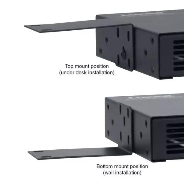 Mounting bracket positions for DCP Series