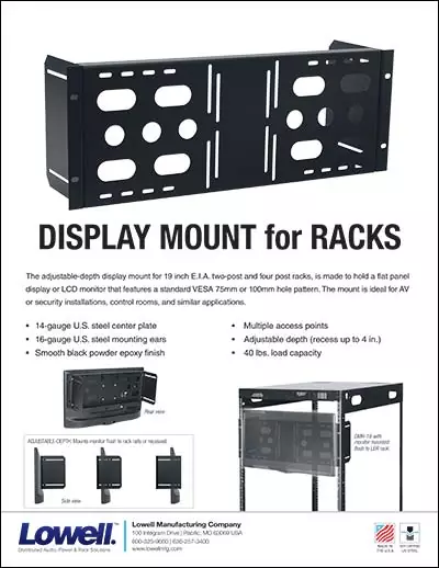 Product flyer for DMR series