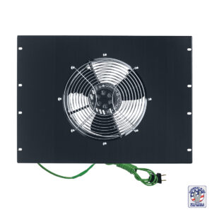 7U RACK PANEL WITH TURBO FAN RUN BY THERMO-CORD