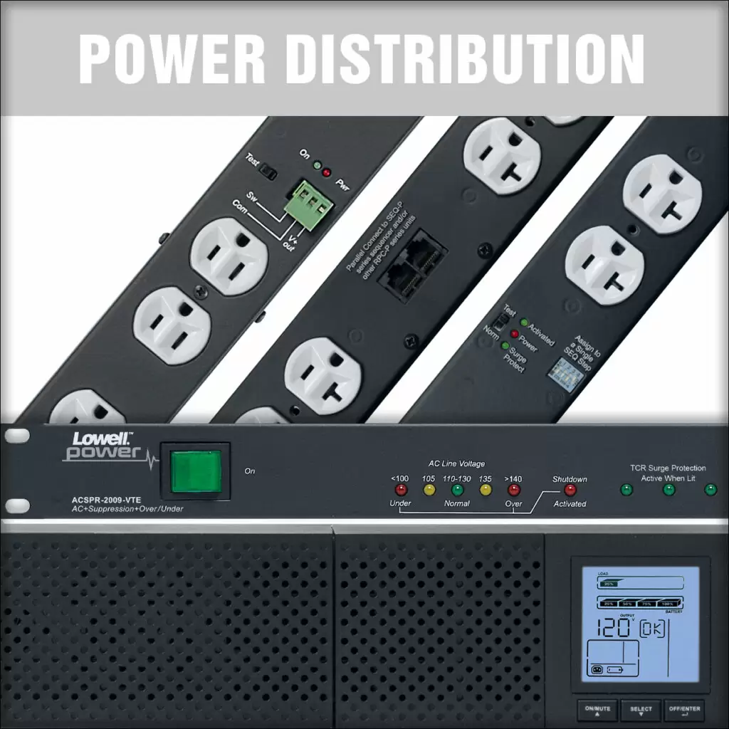 AC power distribution by Lowell Mfg