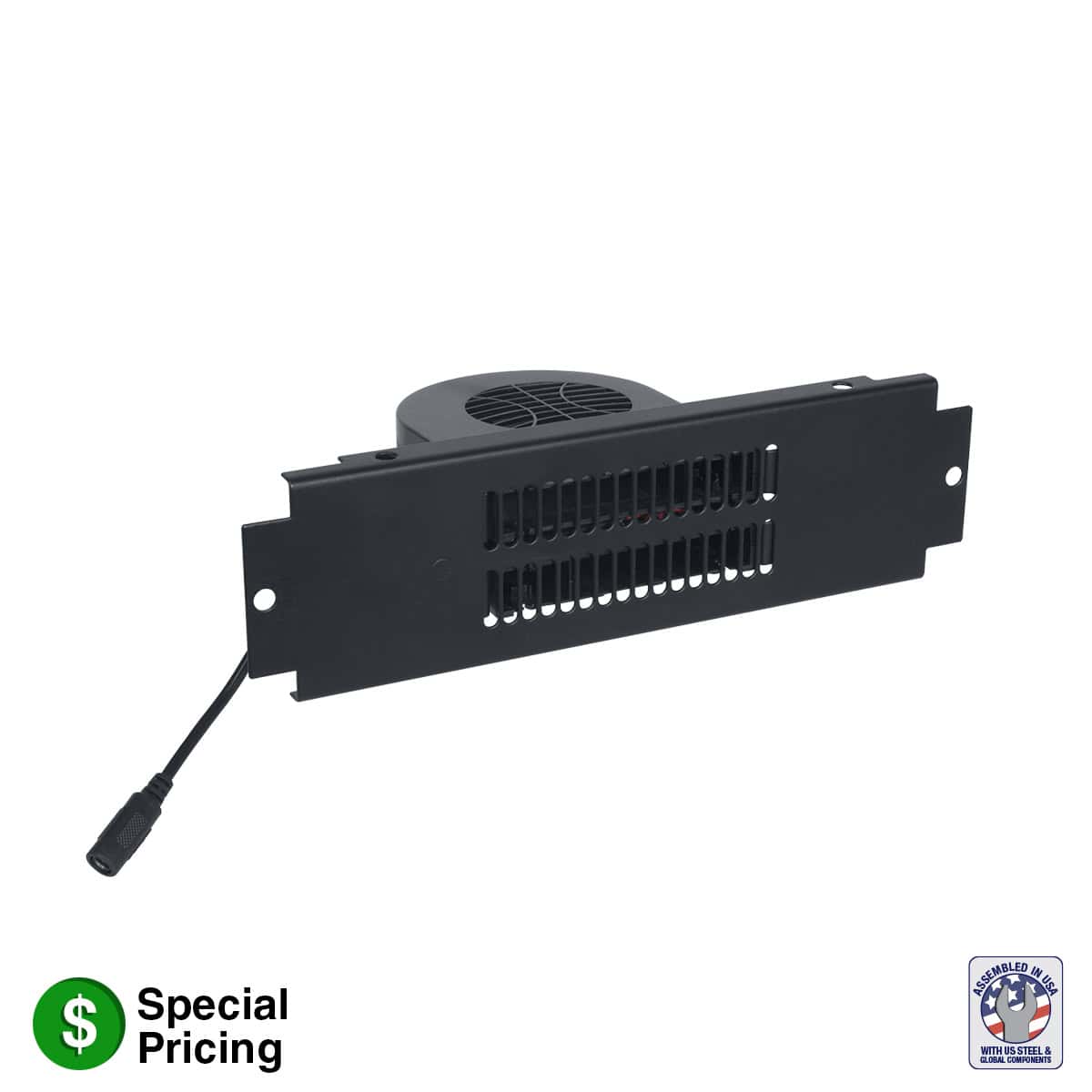Window Knockout Panel Knockout Panel with Dual Blower Fans | KOP-B Series - CLOSEOUT | Lowell