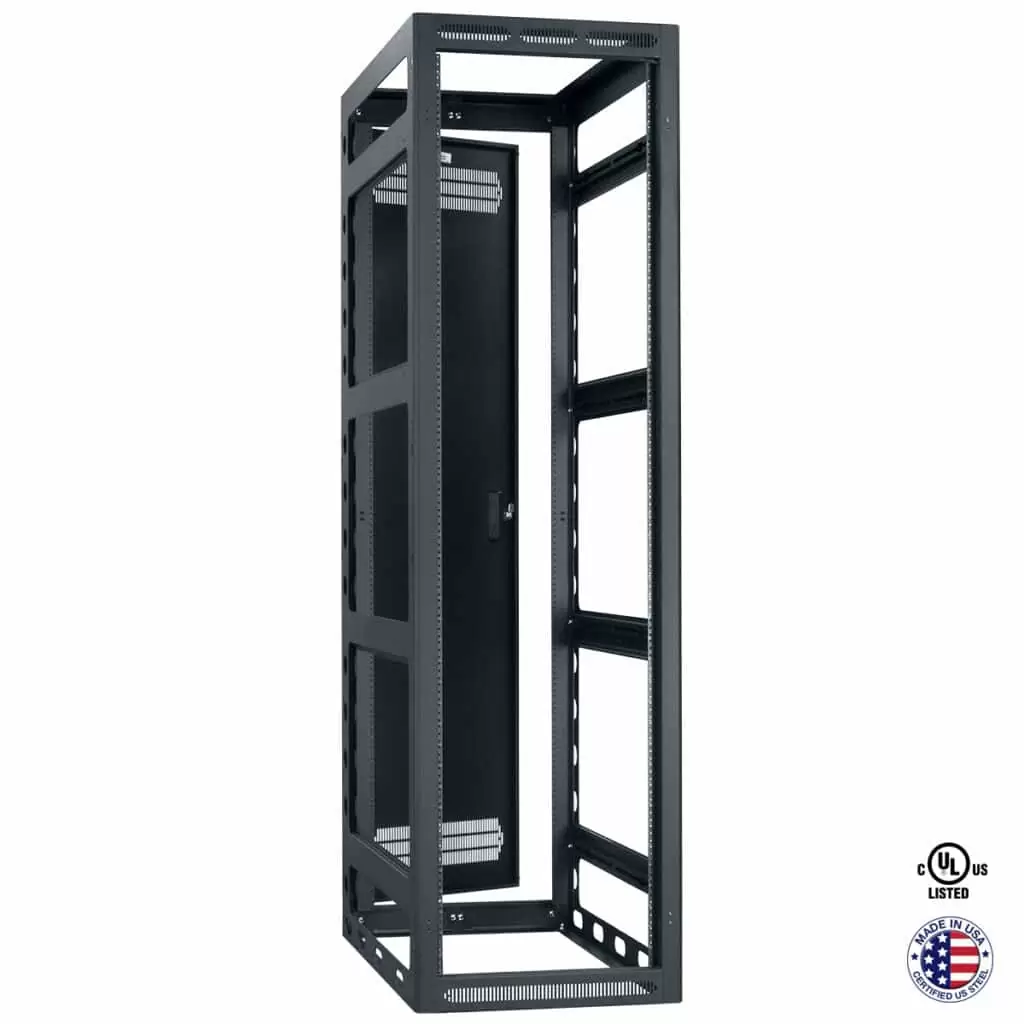 44U Gangable Open Frame AV Rack | Lowell Mfg.