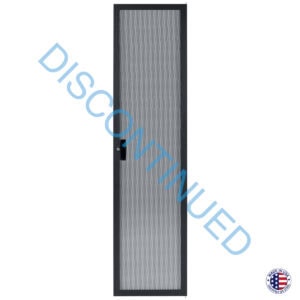 FULLY VENTED REAR DOOR FOR NARROW 22"W RACKS