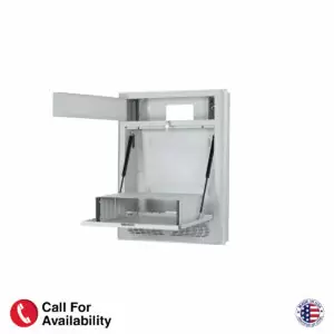tilt-out wall rack