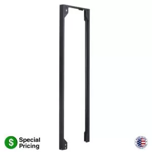 Cable chase for LXR series slim frame racks