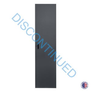 solid steel front door for LXR or LVR slim frame racks