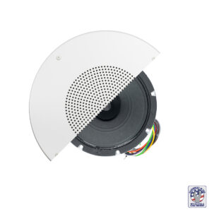 R1810-72: 8-in 15W dual cone driver, 5W transfomer, grille, VC slot