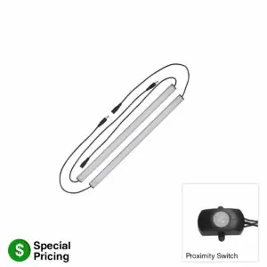 RLB-KIT-16P, 16 inch rack light bar kit with proximity switch