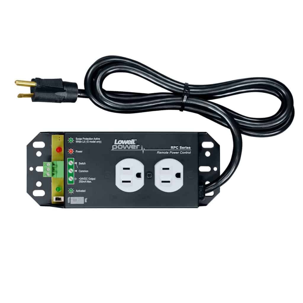 Remote Power Control with 2-15A Outlets | RPC-15 - Lowell Mfg.