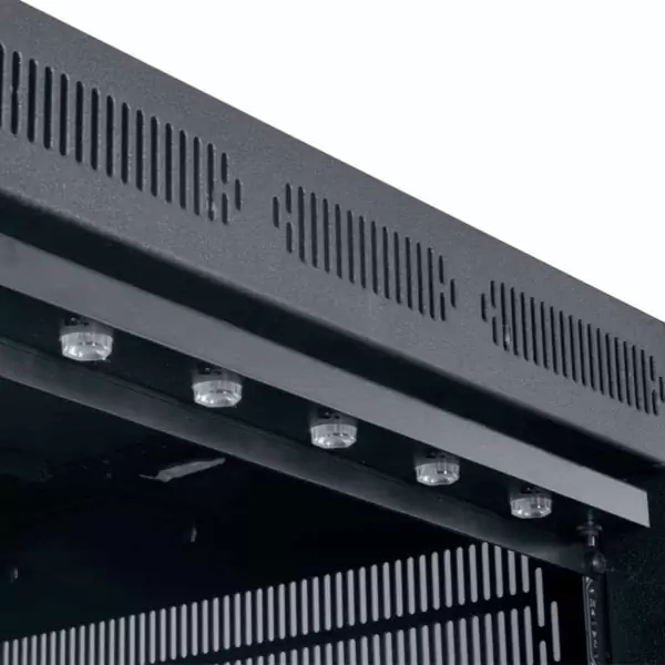 Front/Rear-Mount Rack Panel with LED Lighting - Lowell Manufacturing