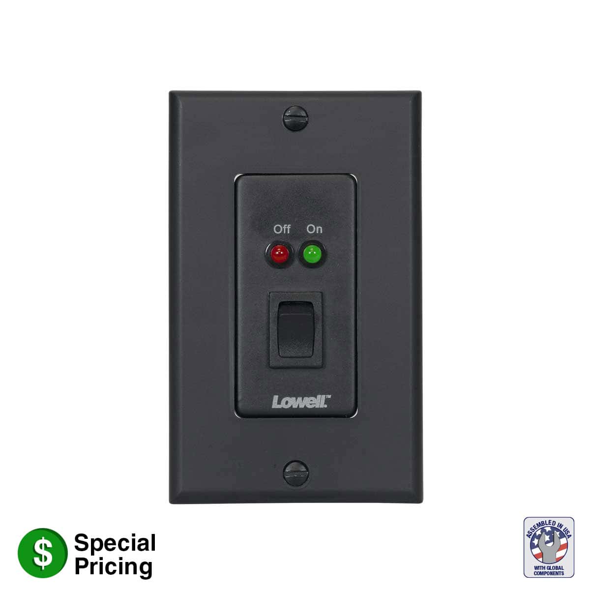 Mp Full Auto Switch RPSB2-MP: Low-Voltage Wall Switch for Compatible Products