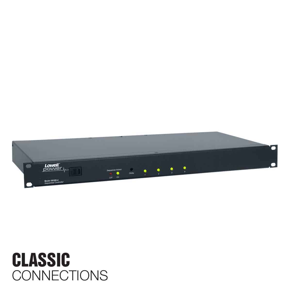 Power Sequencer with Rocker Switch, 4 Step Lowell Manufacturing