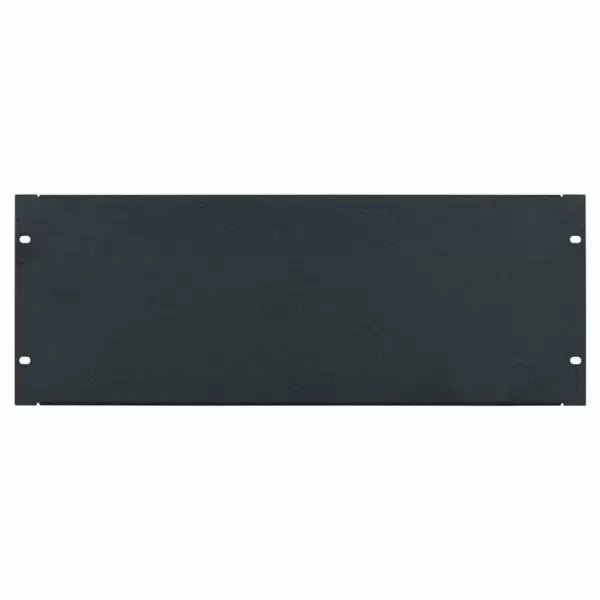 Blank Steel Panel with Flange, Textured Black - Lowell Manufacturing