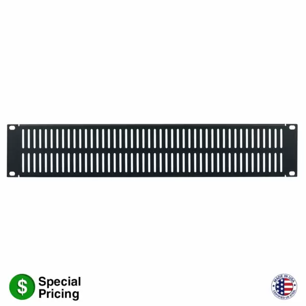 Rack vent panel with slots | Lowell