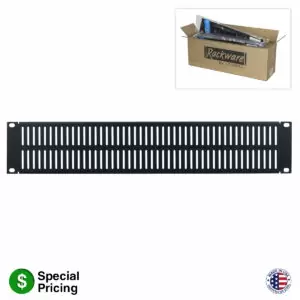 2U SLOTTED VENT PANEL MULTI PACK