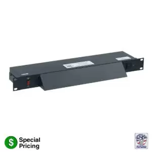 rack panel with hooded light