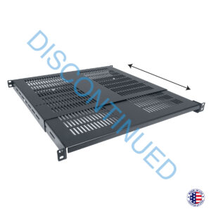VENTED ADJUSTABLE DEPTH RACKMOUNT SHELF